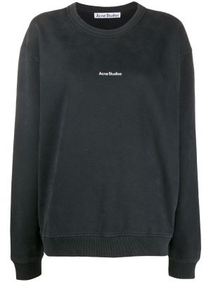 Sweatshirt mit print Acne Studios schwarz