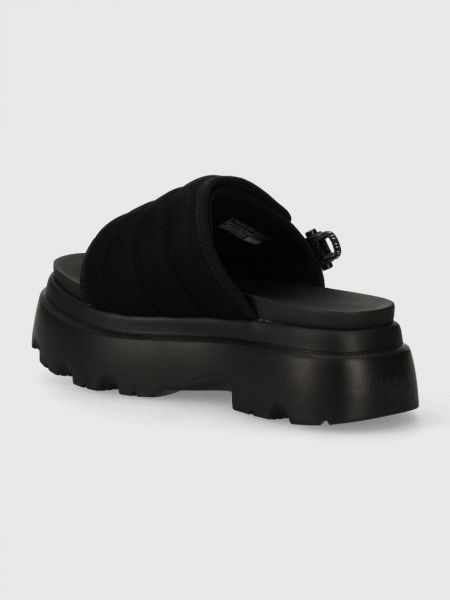 Pantofle na platformě Ugg černé