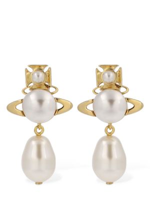 Pendientes con perlas Vivienne Westwood dorado