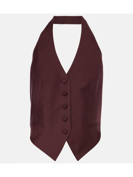 Vest Aya Muse burgund