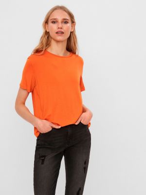 Marškinėliai Aware By Vero Moda oranžinė