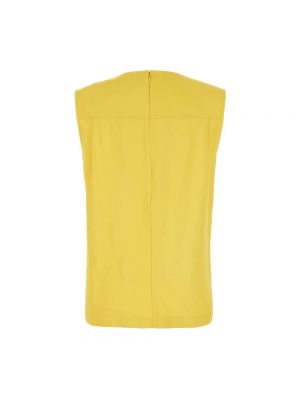 Blusa de viscosa Jil Sander amarillo