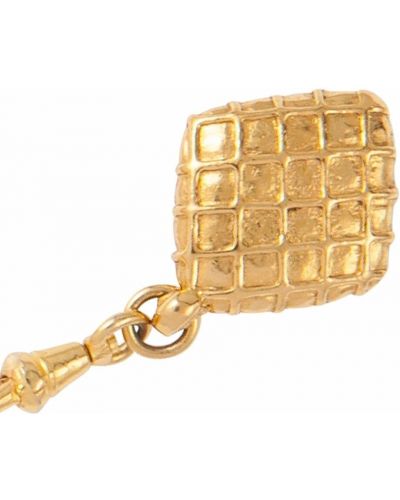 Pulsera con estampado de rombos Chanel Pre-owned dorado