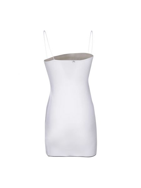 Mini vestido sin mangas de viscosa Jacquemus blanco
