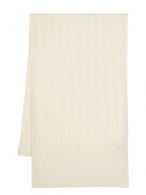 Κασκόλ κασμίρ Ralph Lauren Collection λευκό