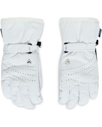 Białe rękawiczki Rossignol