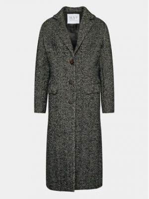 Manteau en laine slim Mvp Wardrobe noir