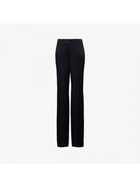 Плетеные прямые брюки Stella Mccartney черные
