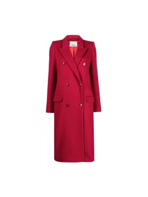 Manteau en laine en cachemire Isabel Marant rouge