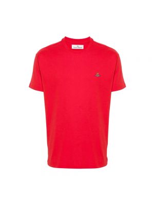 Jersey hemd aus baumwoll Vivienne Westwood rot