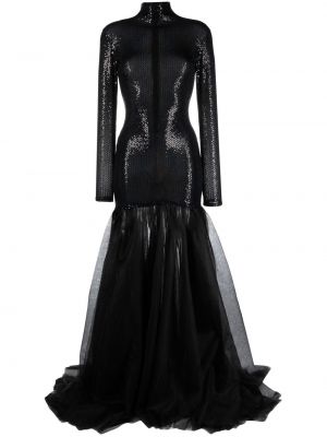 Flitrované šaty Atu Body Couture čierna