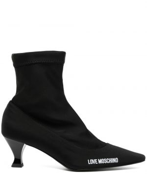 Ankle boots z nadrukiem Love Moschino
