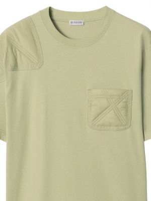 T-krekls džersija Burberry zaļš