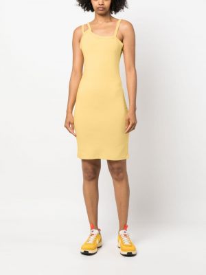 Sukienka asymetryczna Nike żółta