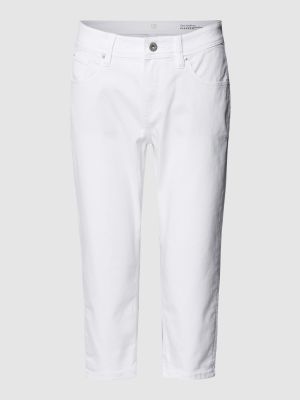 Spodnie z kieszeniami Qs By S.oliver białe