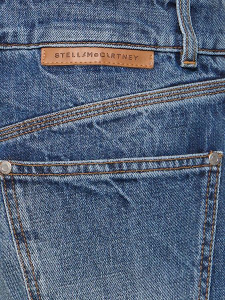 Voľné džínsy s vysokým pásom Stella Mccartney modrá