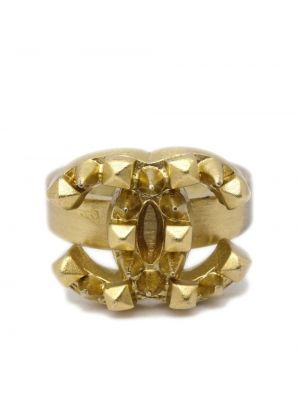 Prsten Chanel Pre-owned zlatna