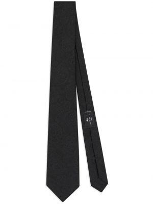 Вратовръзка с принт с пейсли десен Etro черно