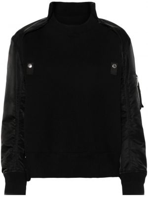 Sweatshirt aus baumwoll Sacai schwarz
