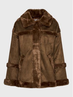 Manteau de fourrure Na-kd marron