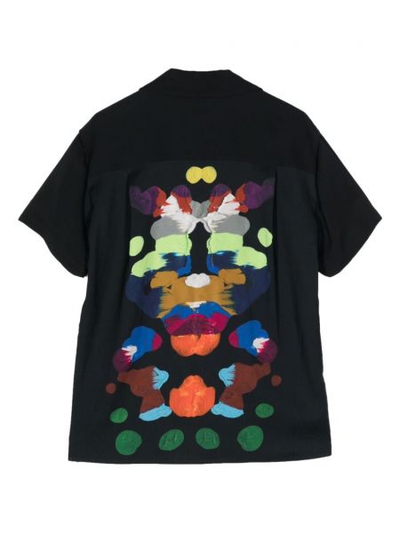 Koszula z nadrukiem w abstrakcyjne wzory Rosie Assoulin czarna