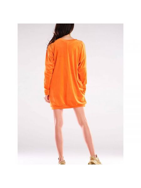 Šaty Awama oranžové