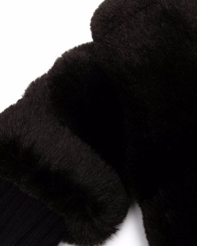 Guantes de pelo Givenchy negro