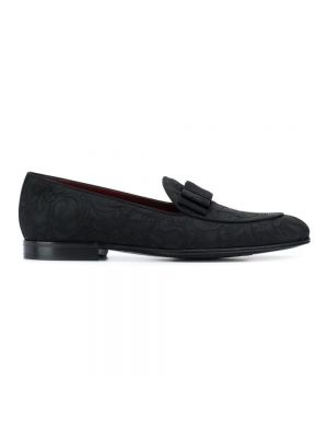 Jacquard loafer Dolce & Gabbana schwarz