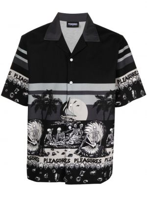 Βαμβακερό πουκάμισο με σχέδιο Pleasures