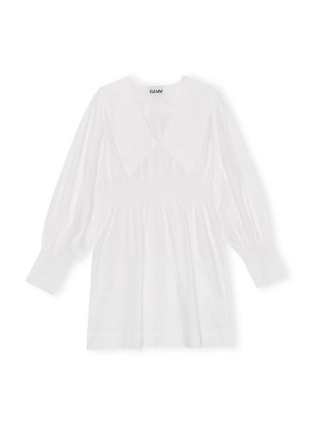Robe chemise Ganni blanc
