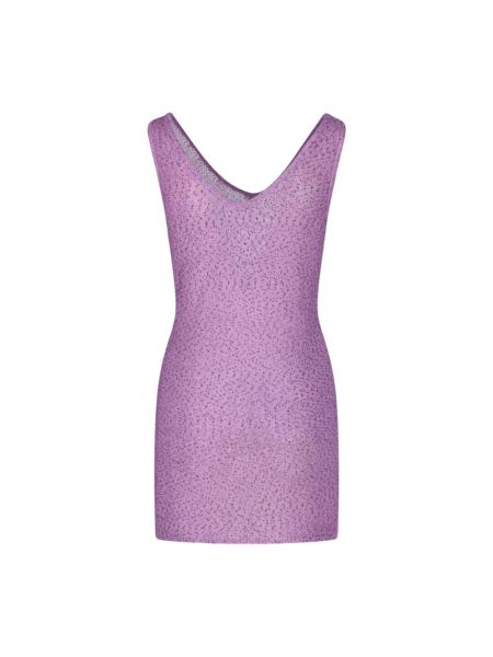 Mini vestido con lentejuelas sin mangas Remain Birger Christensen violeta