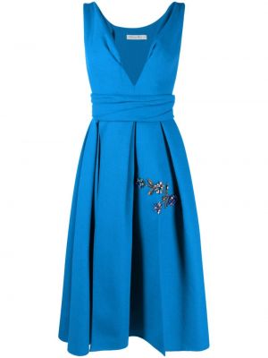 Kleid ausgestellt mit plisseefalten Christian Dior