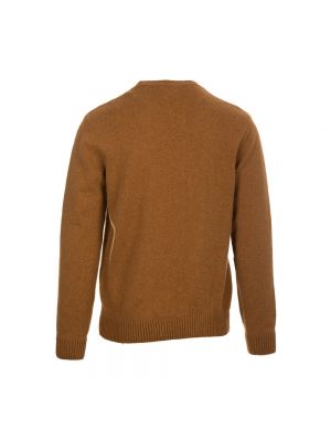 Sweter z okrągłym dekoltem Colorful Standard brązowy