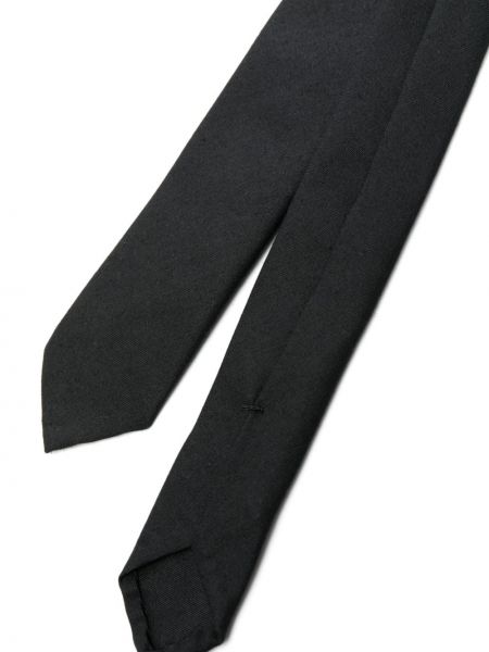 Cravate en laine à bouts pointus Valentino Garavani noir
