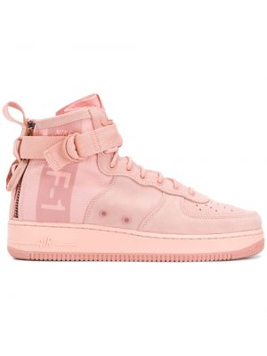 Wildleder sneaker Nike Air Force 1 pink