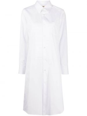 Pamučna haljina oversized Comme Des Garçons bijela