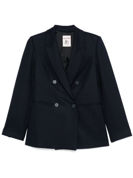 Dobbeltradet blazer Semicouture blå