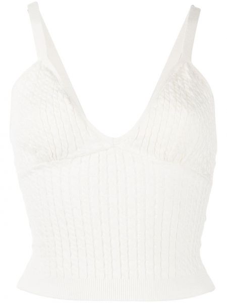 Tank top Alice+olivia hvit