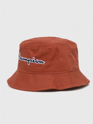 Хлопковая шапка Champion коричневая