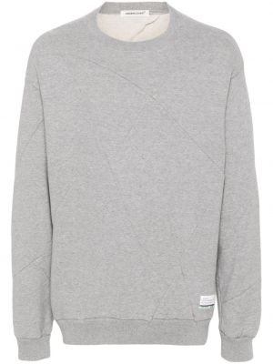 Sweatshirt aus baumwoll mit rundem ausschnitt Undercover grau