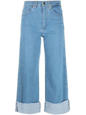 Straight leg-jeans D.exterior blå