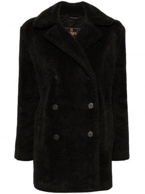 Kabát Fendi Pre-owned černý