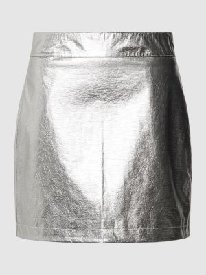 Mini spódniczka Gina Tricot srebrna