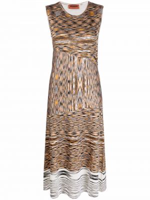 Strikket ermeløs dress Missoni gul