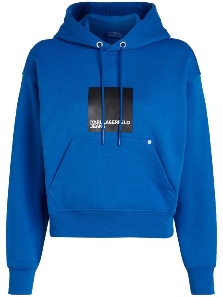 Hoodie Karl Lagerfeld Jeans mavi