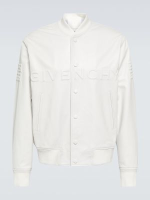 Usnjena jakna Givenchy bela