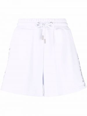 Shorts en coton Philipp Plein blanc