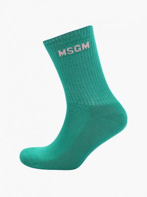 Носки Msgm зеленые