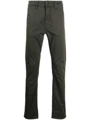 Pantalones chinos slim fit Nudie Jeans verde