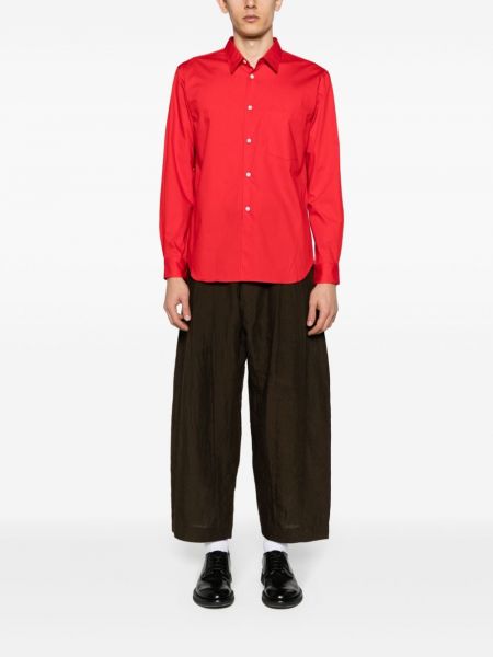 Koszula bawełniana Comme Des Garcons Homme Plus czerwona